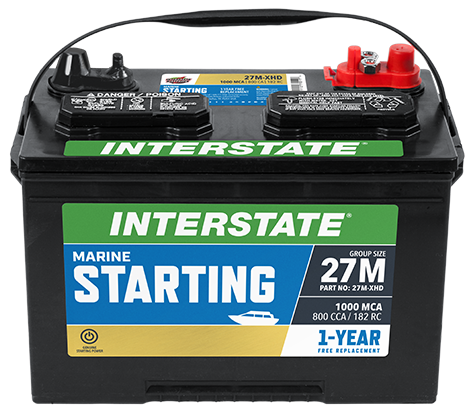 Interstate Marine Starting Battery 27M-XHD 800 CCA