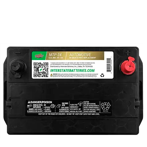 Interstate Mega-Tron Plus Automotive Battery MTP-34