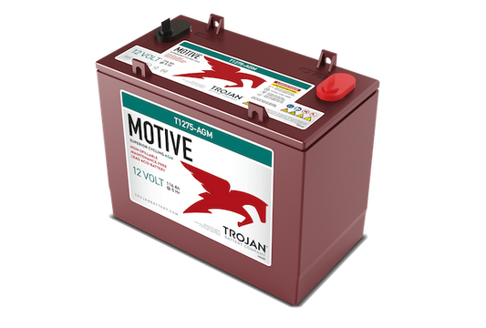 Trojan 1275-AGM 12V 132ah Deep Cycle AGM Battery