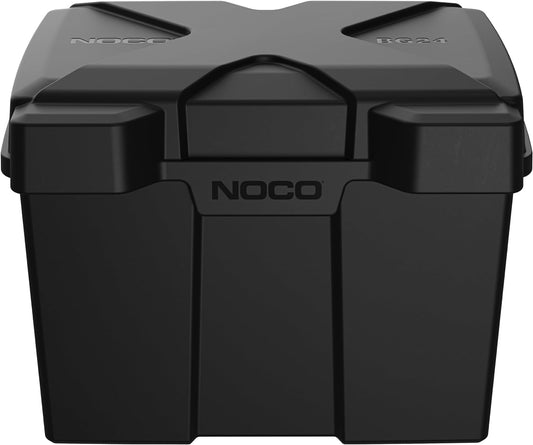 Black NOCO Snap-Top BG24 Battery Box for Group 24 batteries.