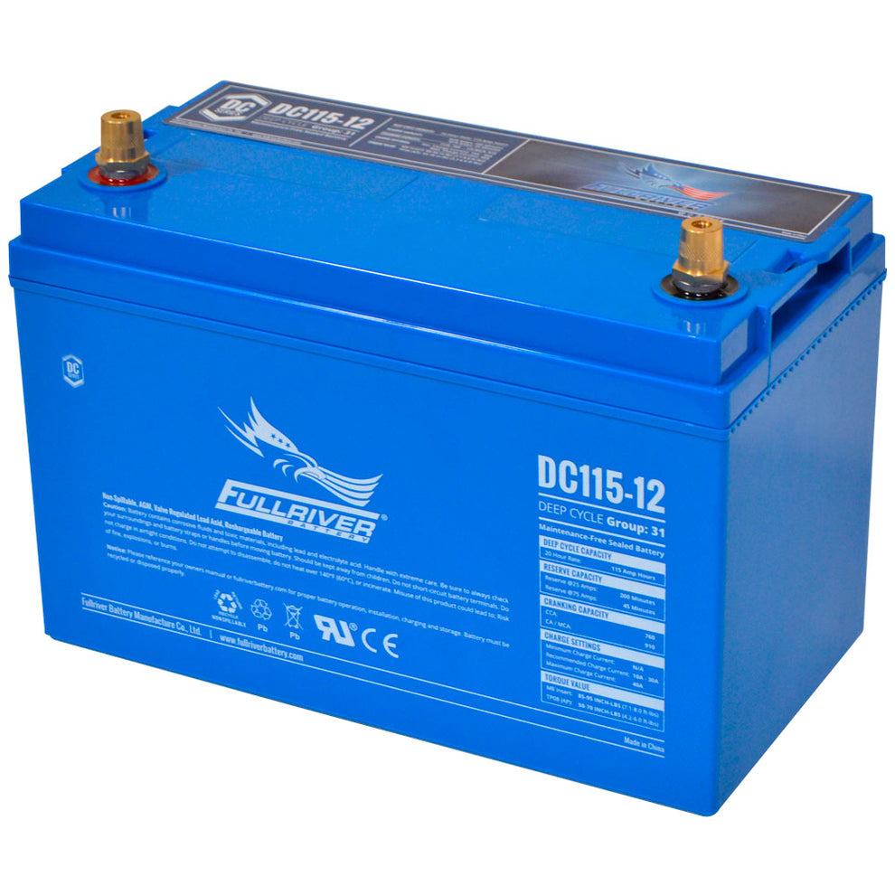 Fullriver DC115-12 Group 31 AGM Deep Cycle Battery – Battery Roadie