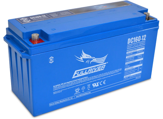 Fullriver Battery DC160-12 RV Marine Golf Cart EV Battery