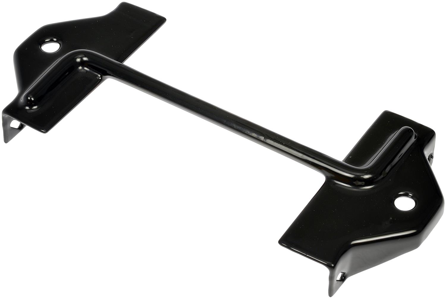 A black battery hold down bracket.