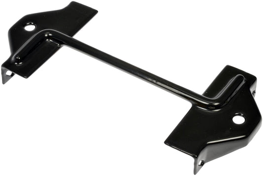 A black battery hold down bracket.