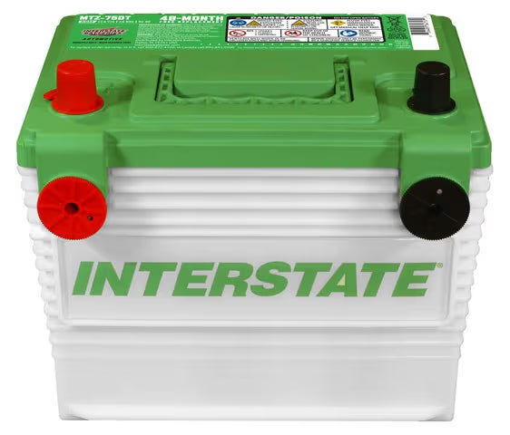 Interstate Automotive Battery Pure Lead AGM MTZ-75DT