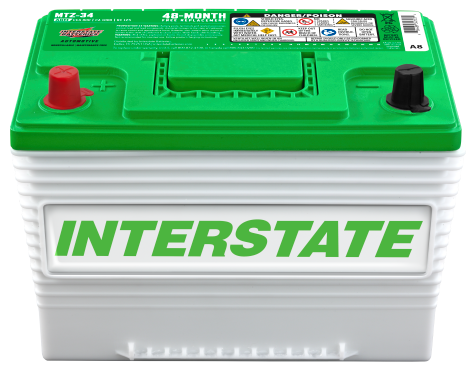 Interstate Automotive Battery Pure Lead AGM MTZ-34
